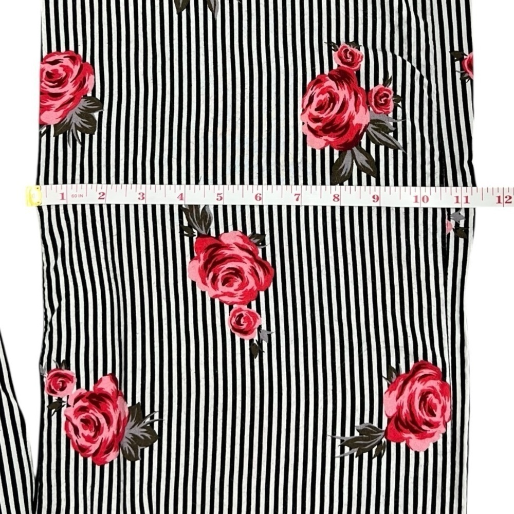 Joe B Black and White Floral Wide Leg Pants - Picture 8 of 11